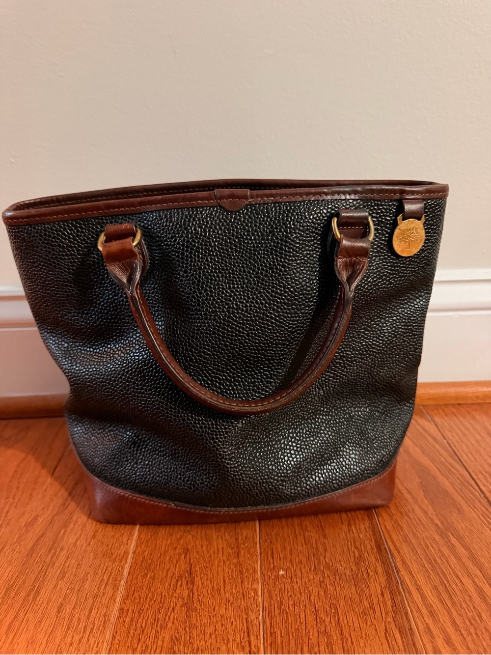 RARE Vintage Mulberry Hellier Shoulder Bag with COA & Added Crossbody Strap - Picture 3 of 11